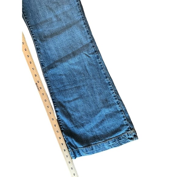 Kikit stretch Jeans Women's Size 10 Blue Denim Bootcut Leg High Rise Light Wash - Picture 6 of 8